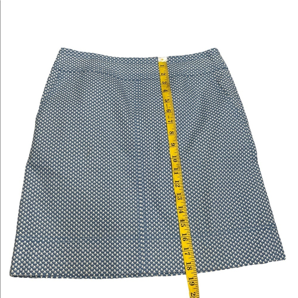NWOT Talbots skirt size 2 sailboats MINT condition